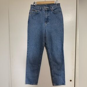 Calvin Klein high rise baggy Women's Blue Jeans 100% cotton vintage 12